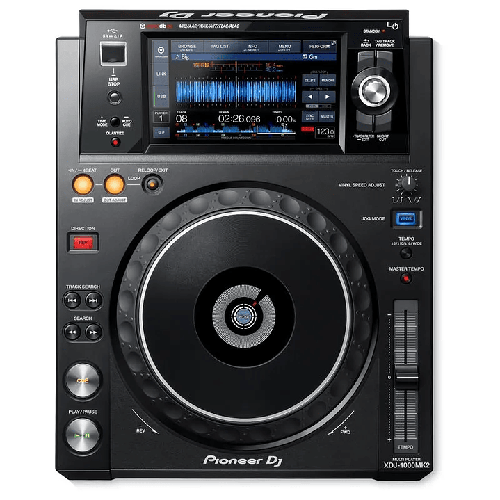 Reproductor media Pioneer DJ XDJ-1000 MK2 2