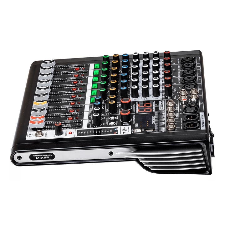 Consola Streaming Radio Interface Usb Proco St 8 Mixer  3