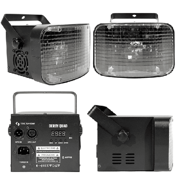 DERBY QUAD 2pcs * 10W 4IN1  1