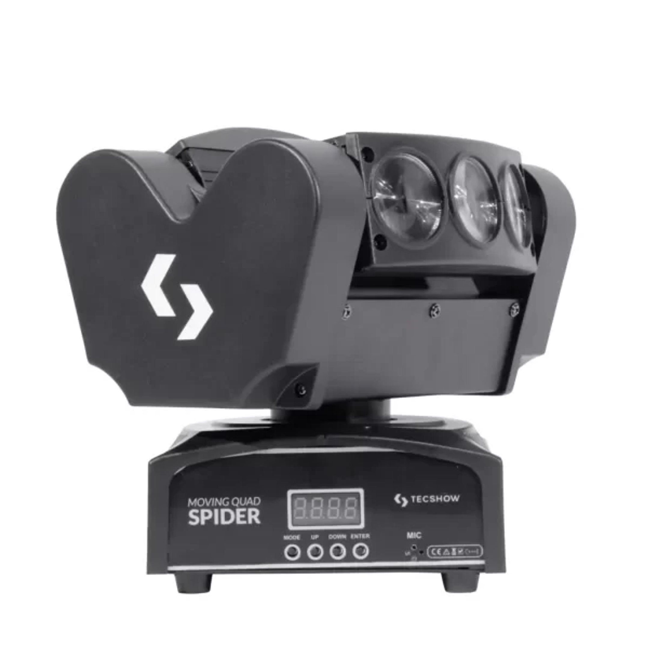MOVING QUAD SPIDER 6 LEDs 4-en-1 de 10W 1