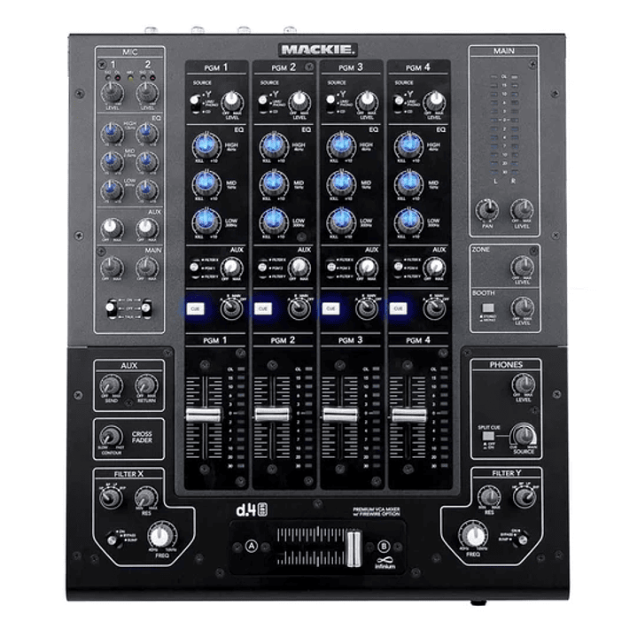 Mixer Mackie D4-PRO de 4 canales  1