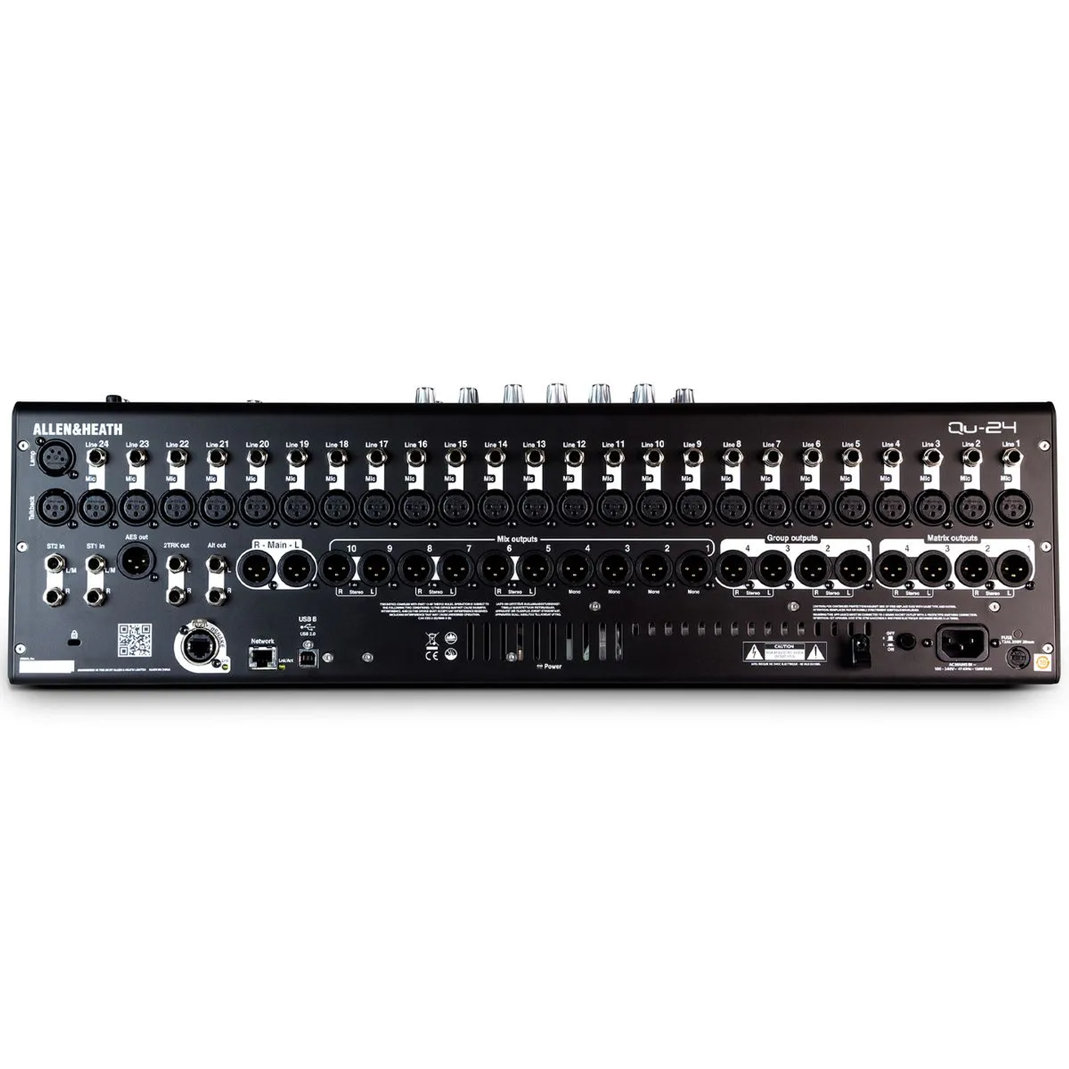 Consola digital Allen & Heath QU24 con faders motorizados 3