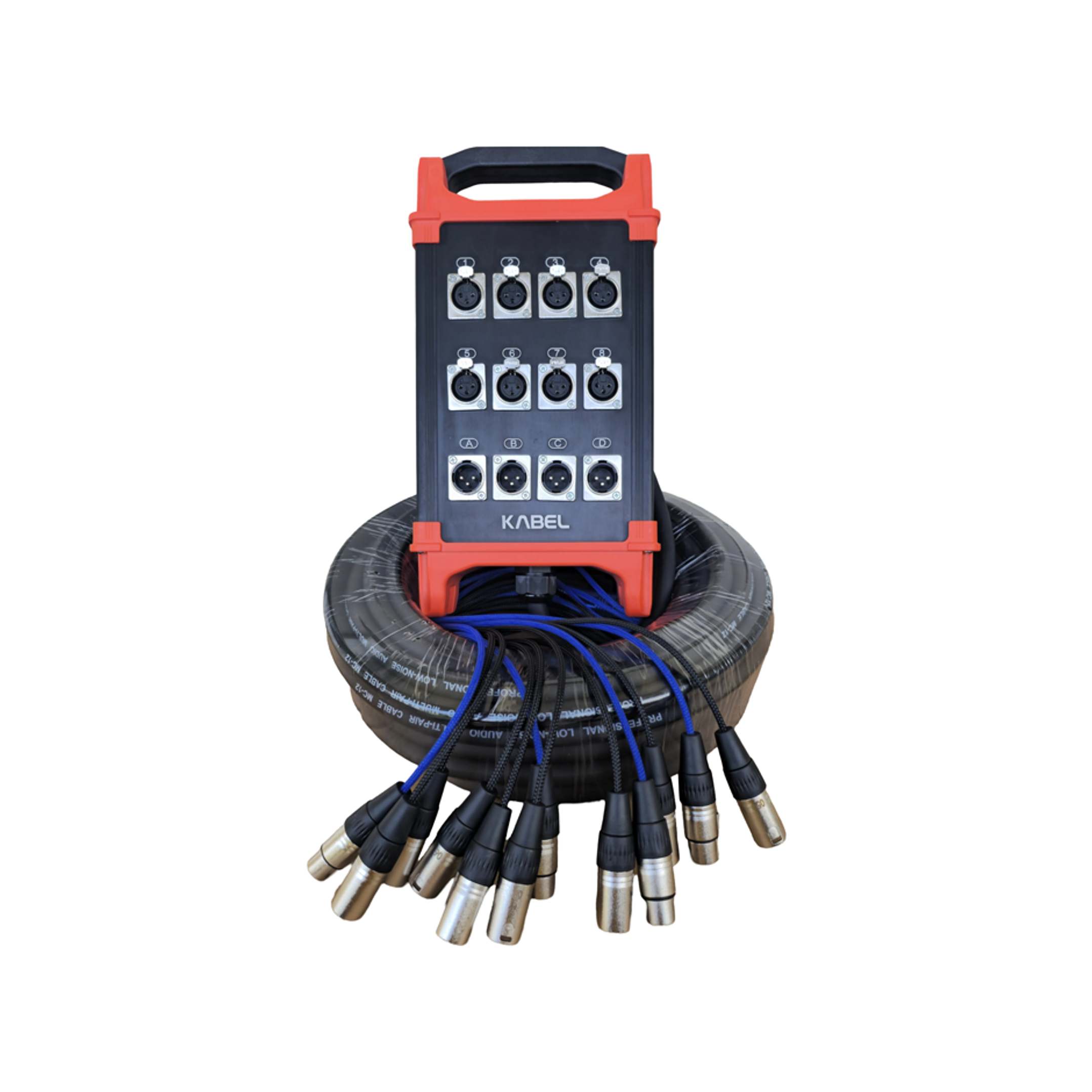 KABEL KM-8420, Multipar de Audio 8 Canales x 4 XLR 20 Mts. 1