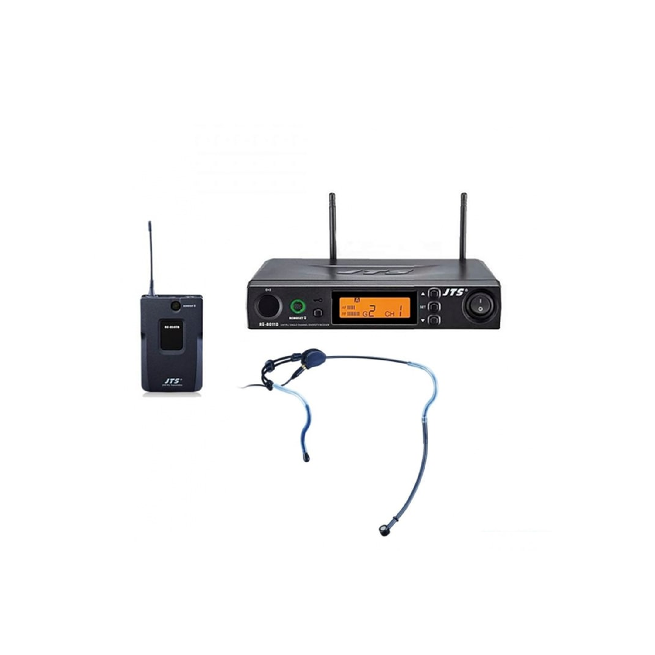 RU-8011D/RU-850TB+CM-214ULIF SISTEMA INAL. CINTILLO CARDIOIDE NEGRO 1400 FREC. JTS 1