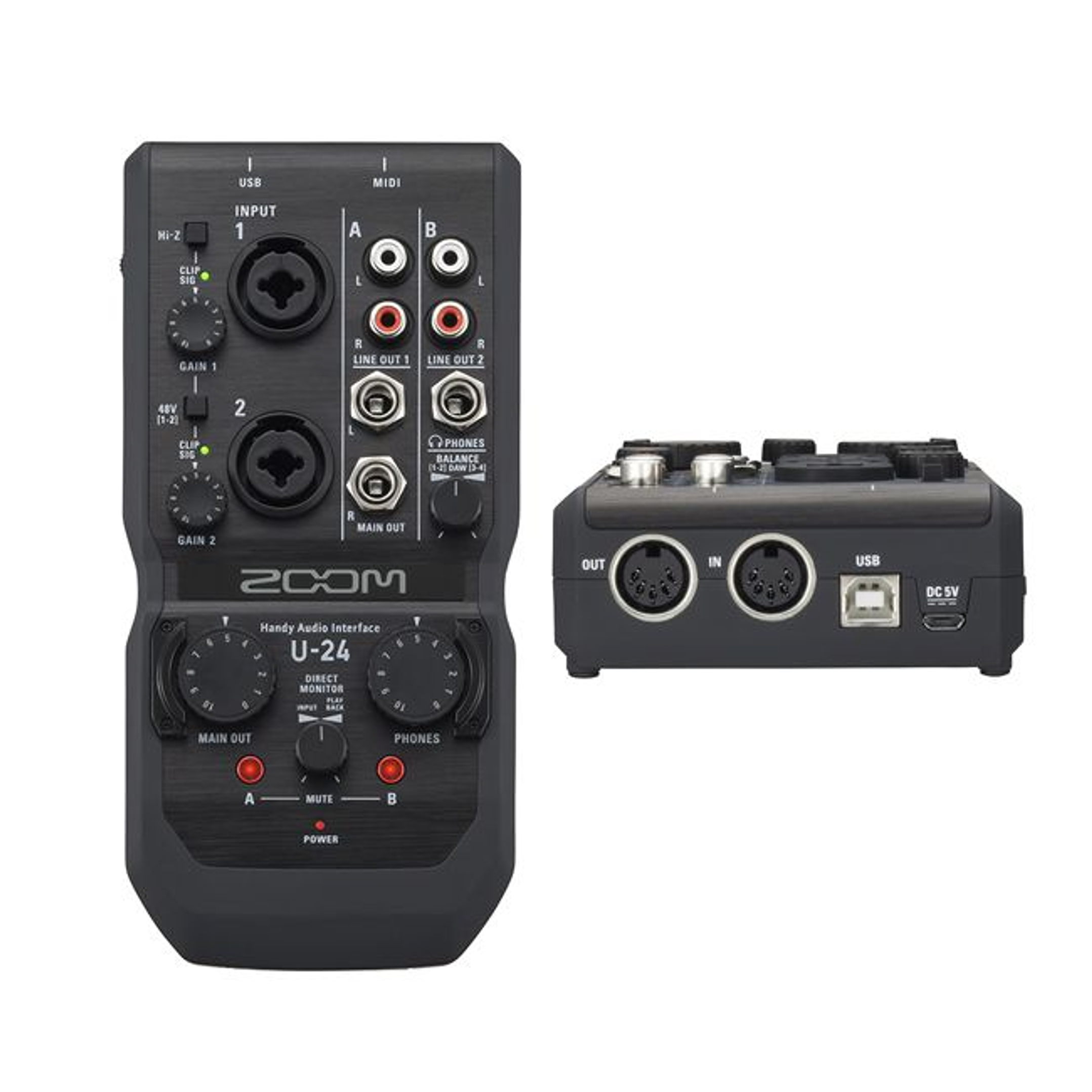 Zoom U24 Interfaz de Audio (alta resolución) 1