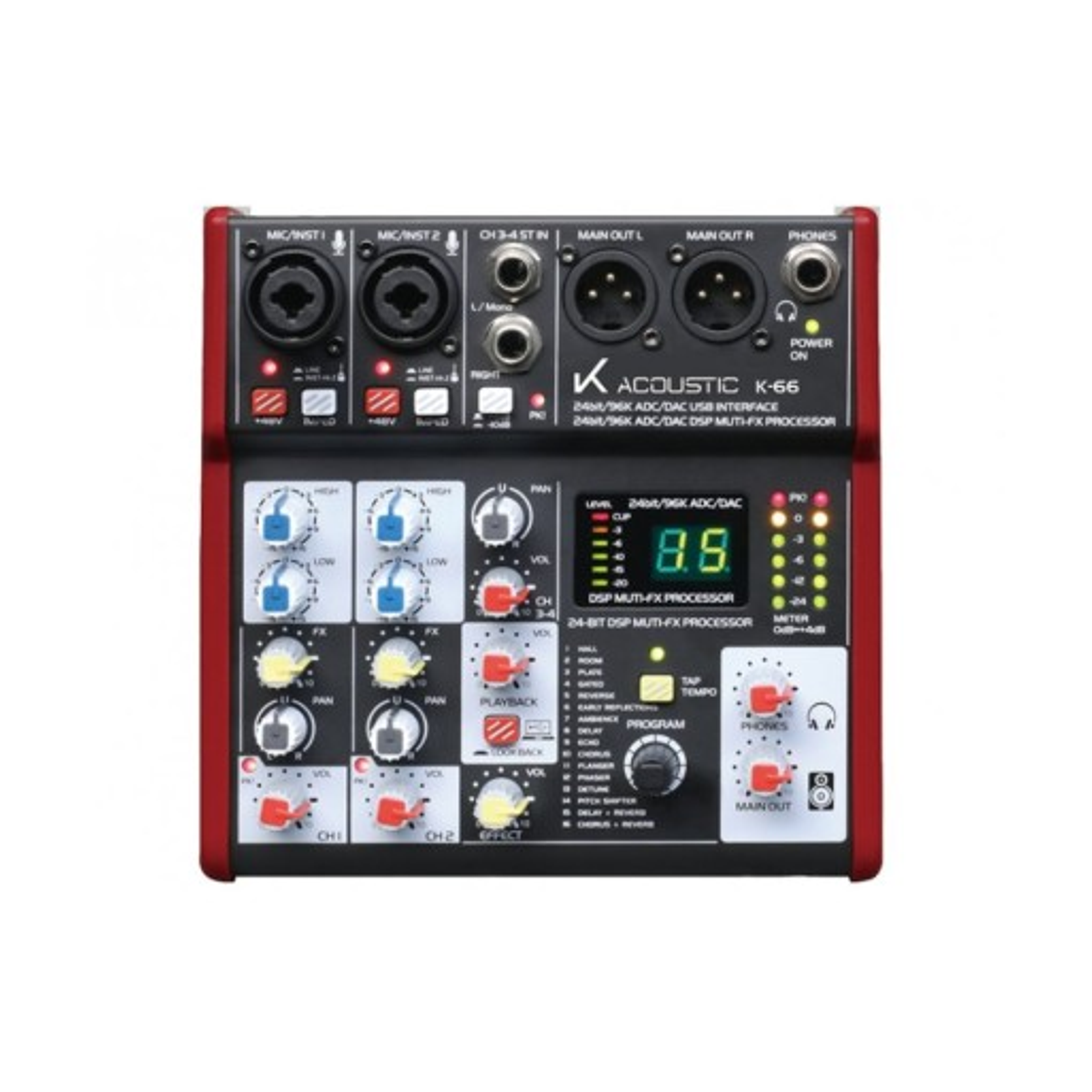 k-66 Consola de audio análoga 1