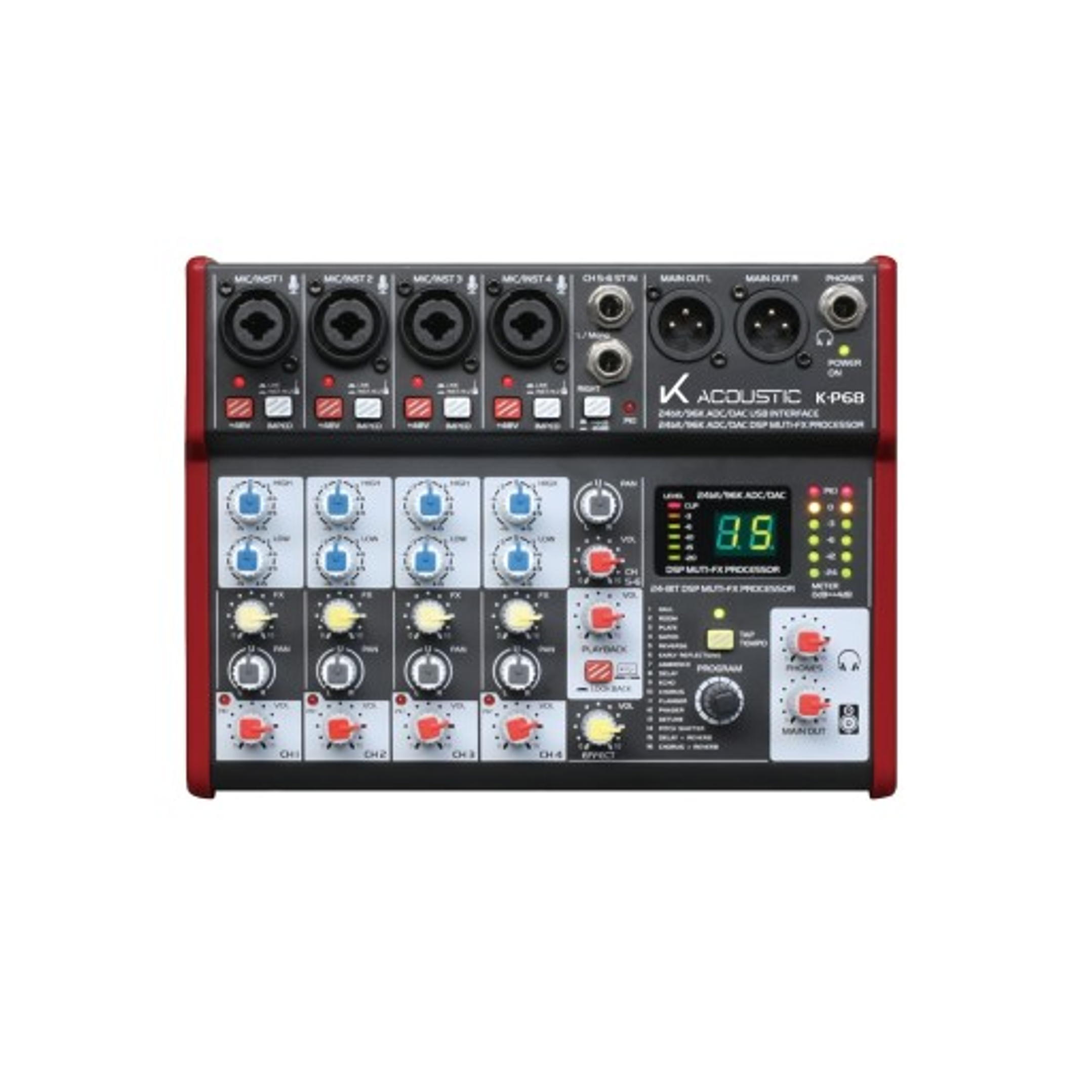 Mezclador con Conexión USB K-P68 1