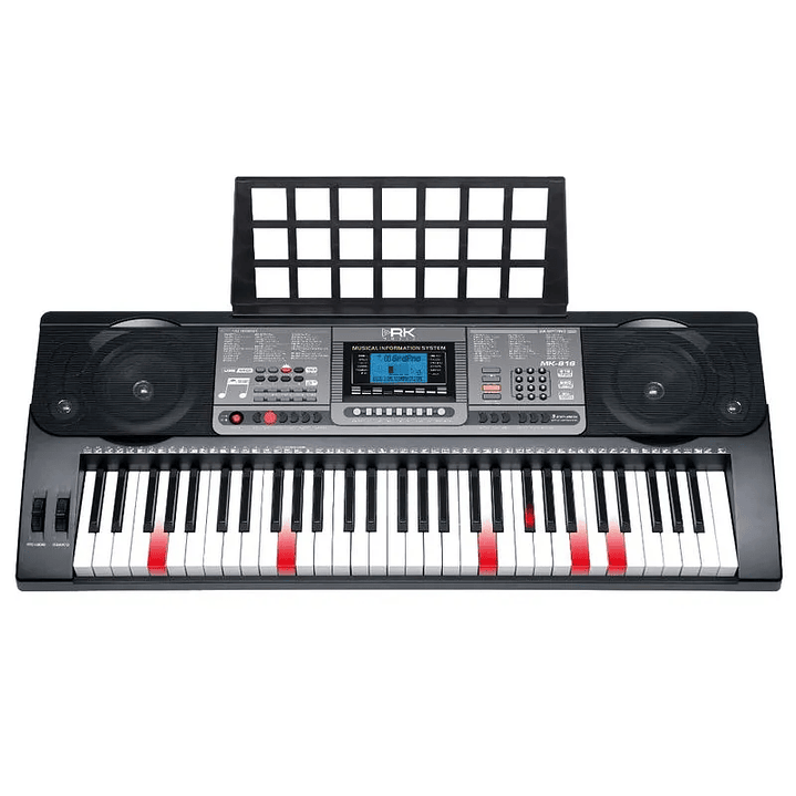 MK RK MUSIC TECLADO 61 TECLAS ILUMINADAS 1