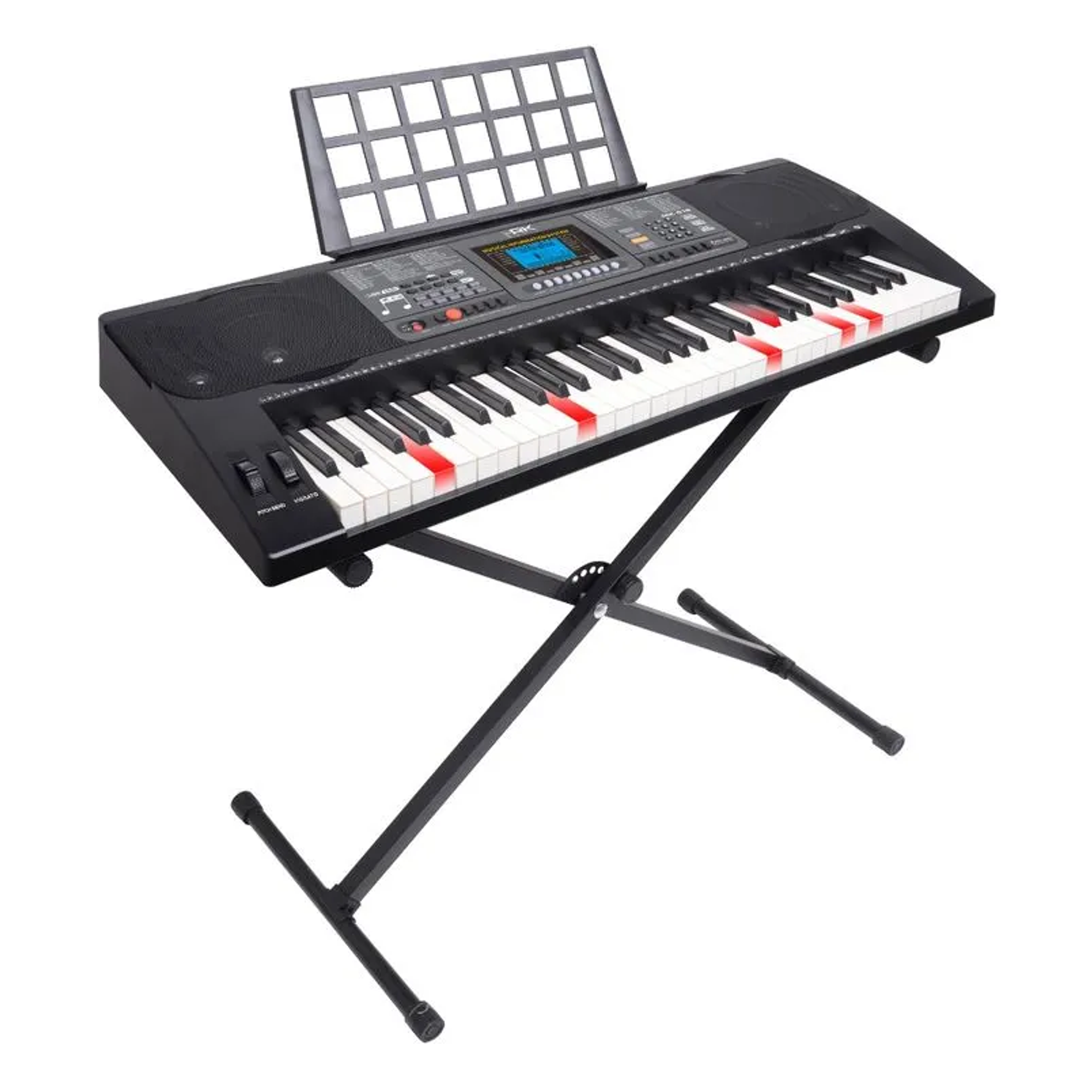 MK RK MUSIC TECLADO 61 TECLAS ILUMINADAS 2