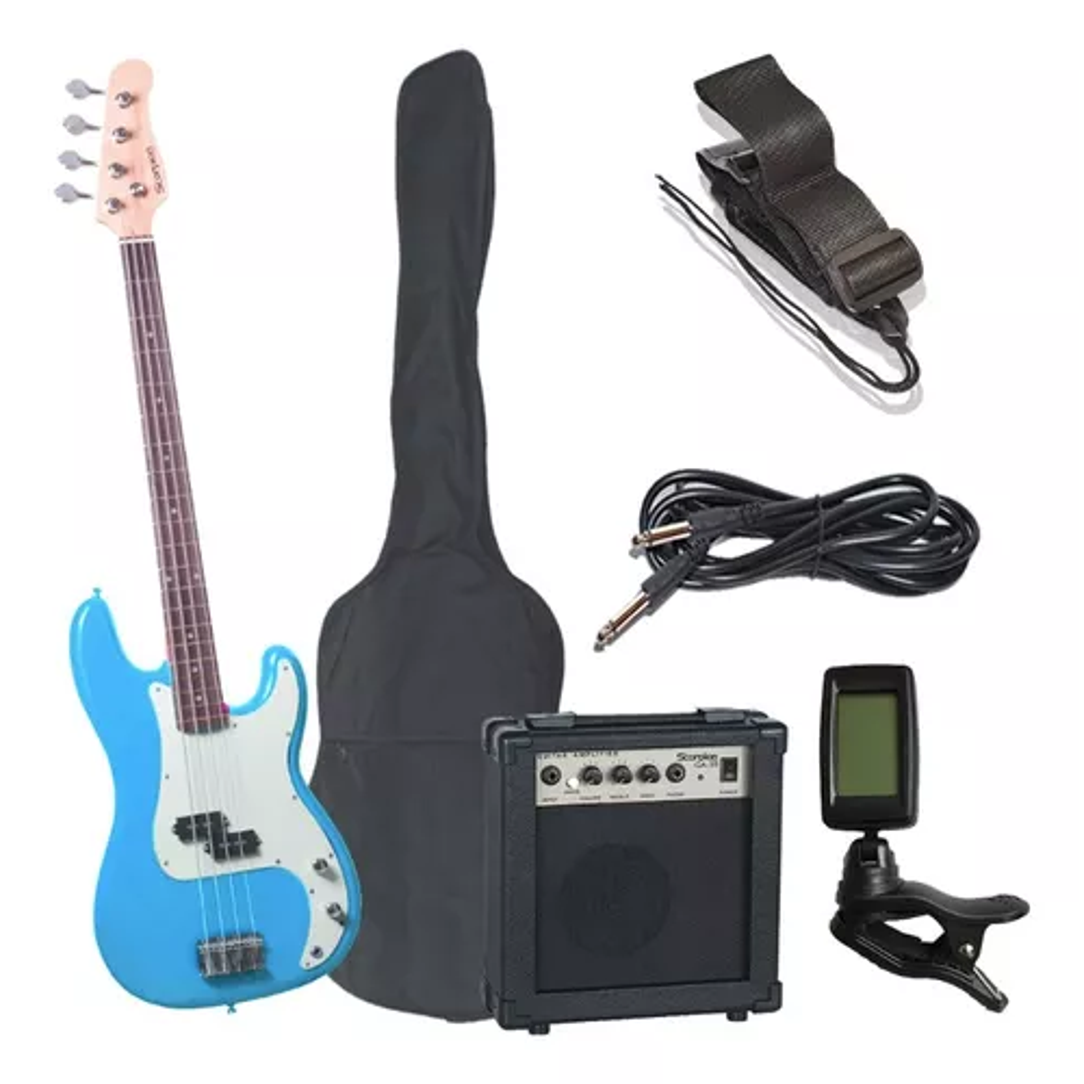 Scorpion Pack De Bajo Azul Psb-200/bl 1