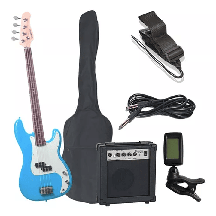 Scorpion Pack De Bajo Azul Psb-200/bl 1