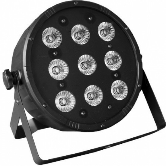 FOCO PAR LED 9X10W 4en1 RGBW