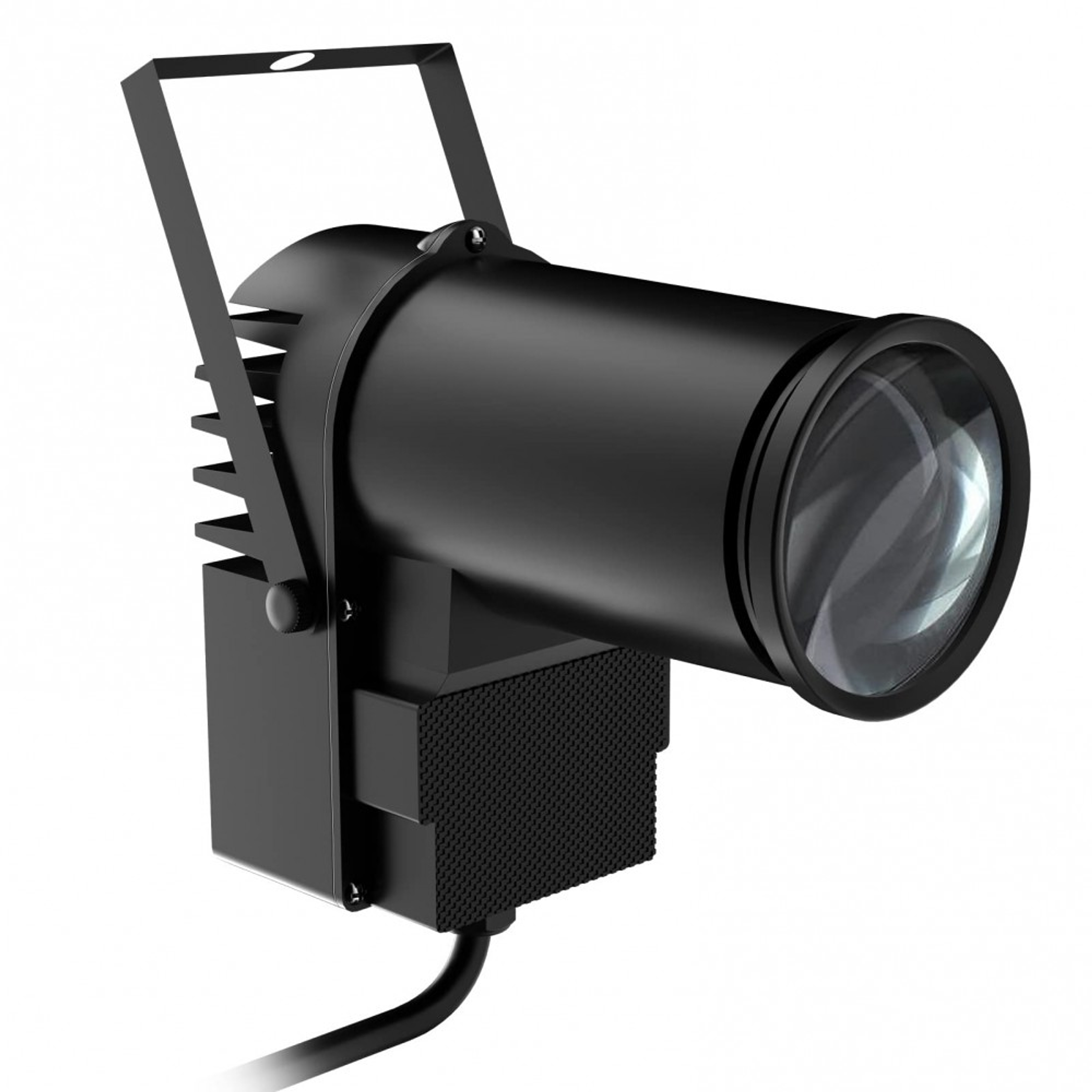 Pinspot Light Black 1x10w RGBW 4IN1 LED 1