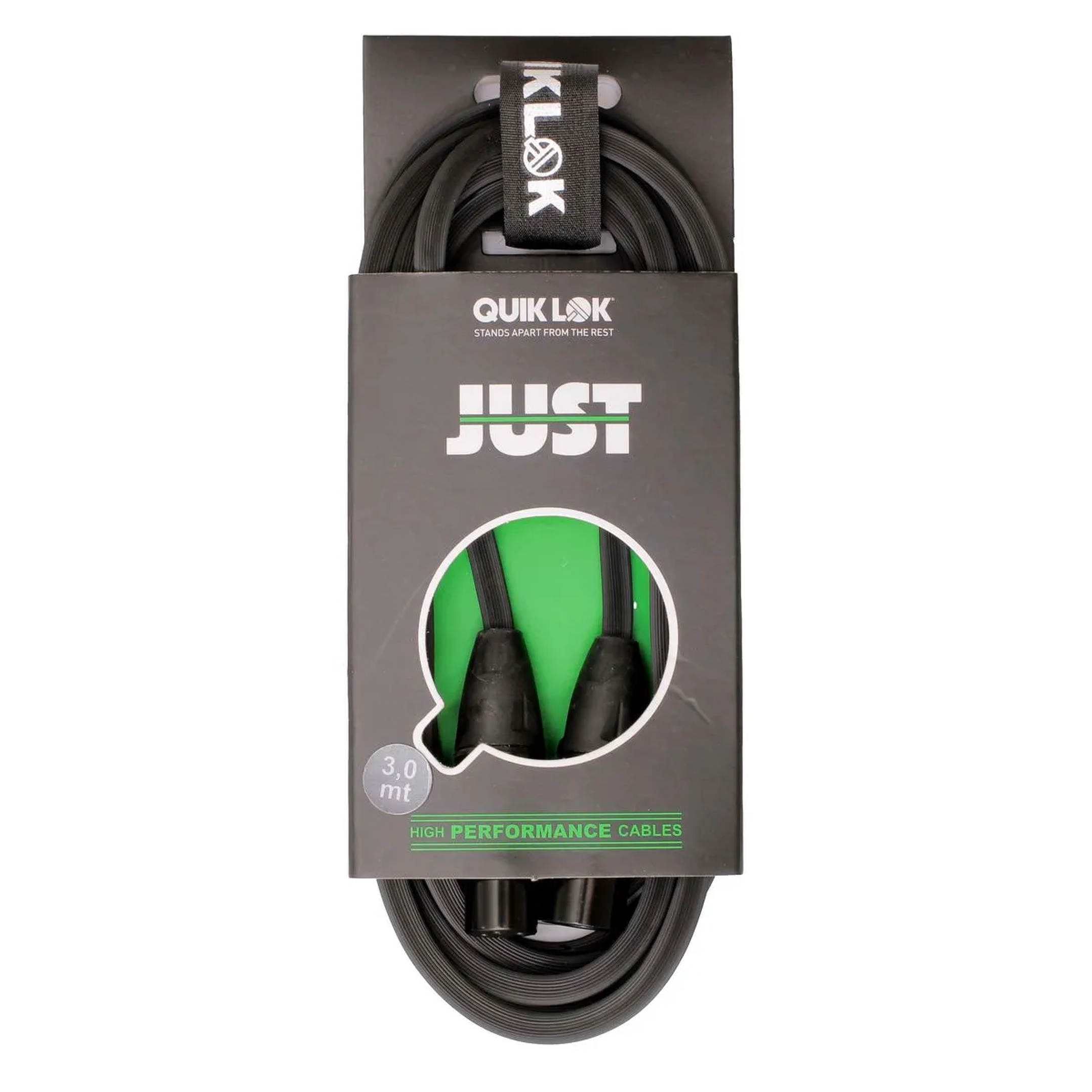 Cable para micrófono Quik Lok 3m MF-3 XLRH/XLRM 1