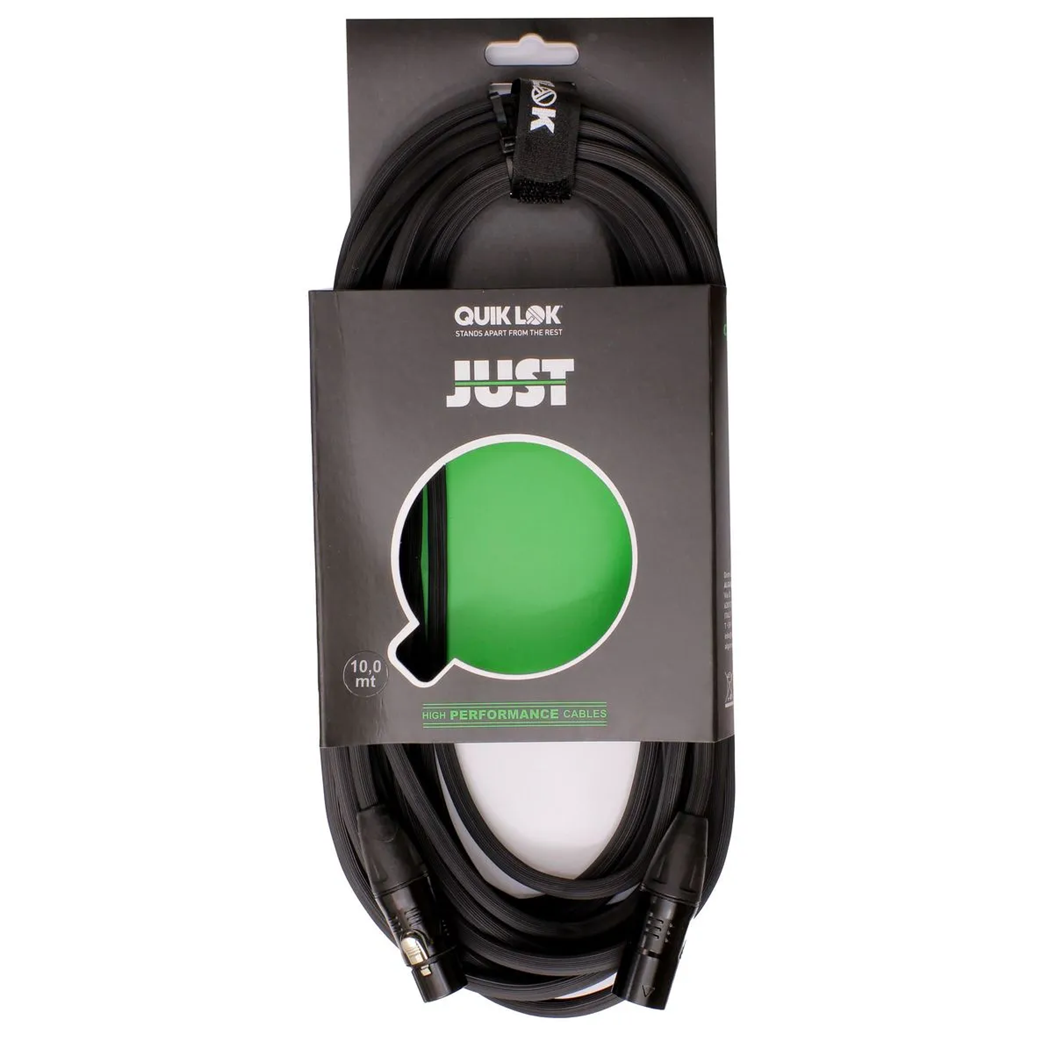 Cable para micrófono Quik Lok 10m MF-10 XLRH/XLRM 1