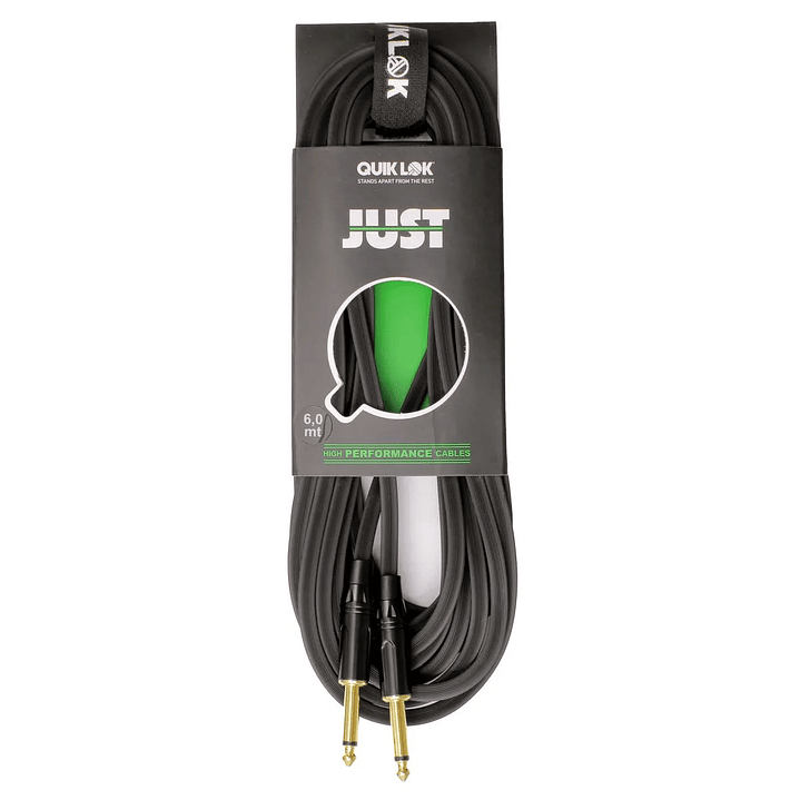Cable para instrumento Quik Lok 6m JUST JJ-6 recto-recto 1