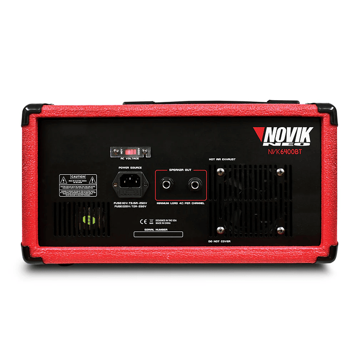 CABEZAL POTENCIADO NOVIK NVK 6400BT 2