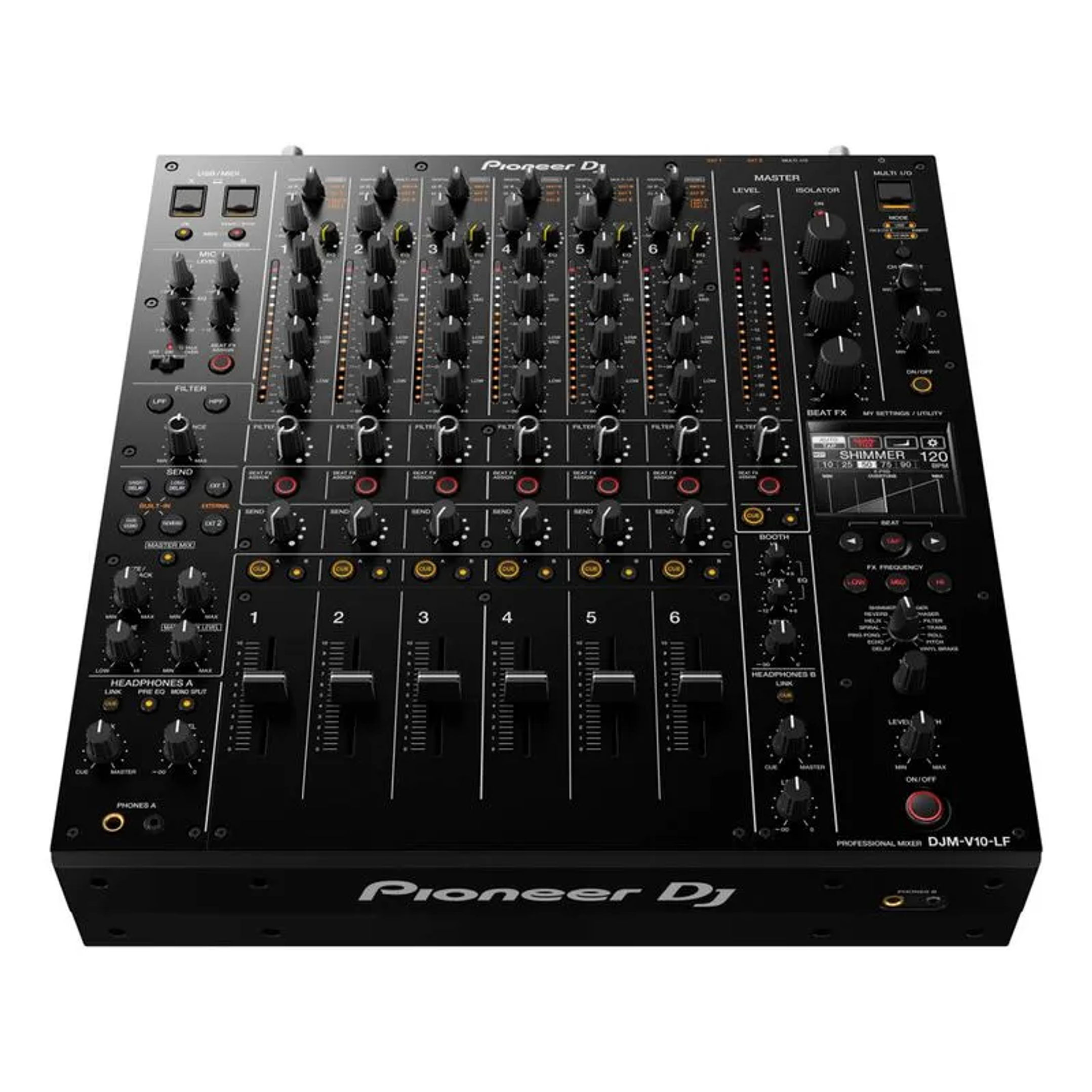 Mixer DJ Pioneer DJ DJM-V10-LF 6 canales 1