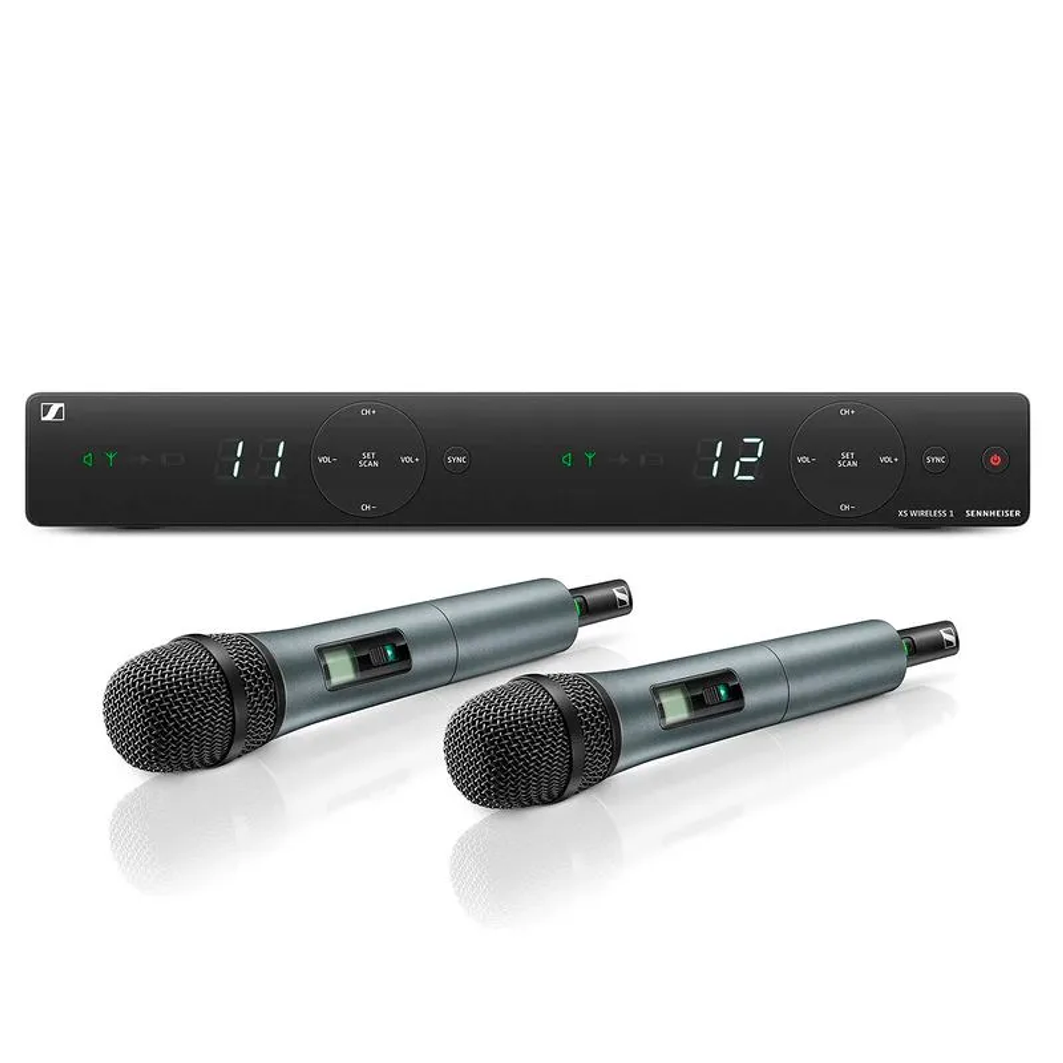Micrófono inalámbrico de mano doble Sennheiser XSW 1-825-B 1