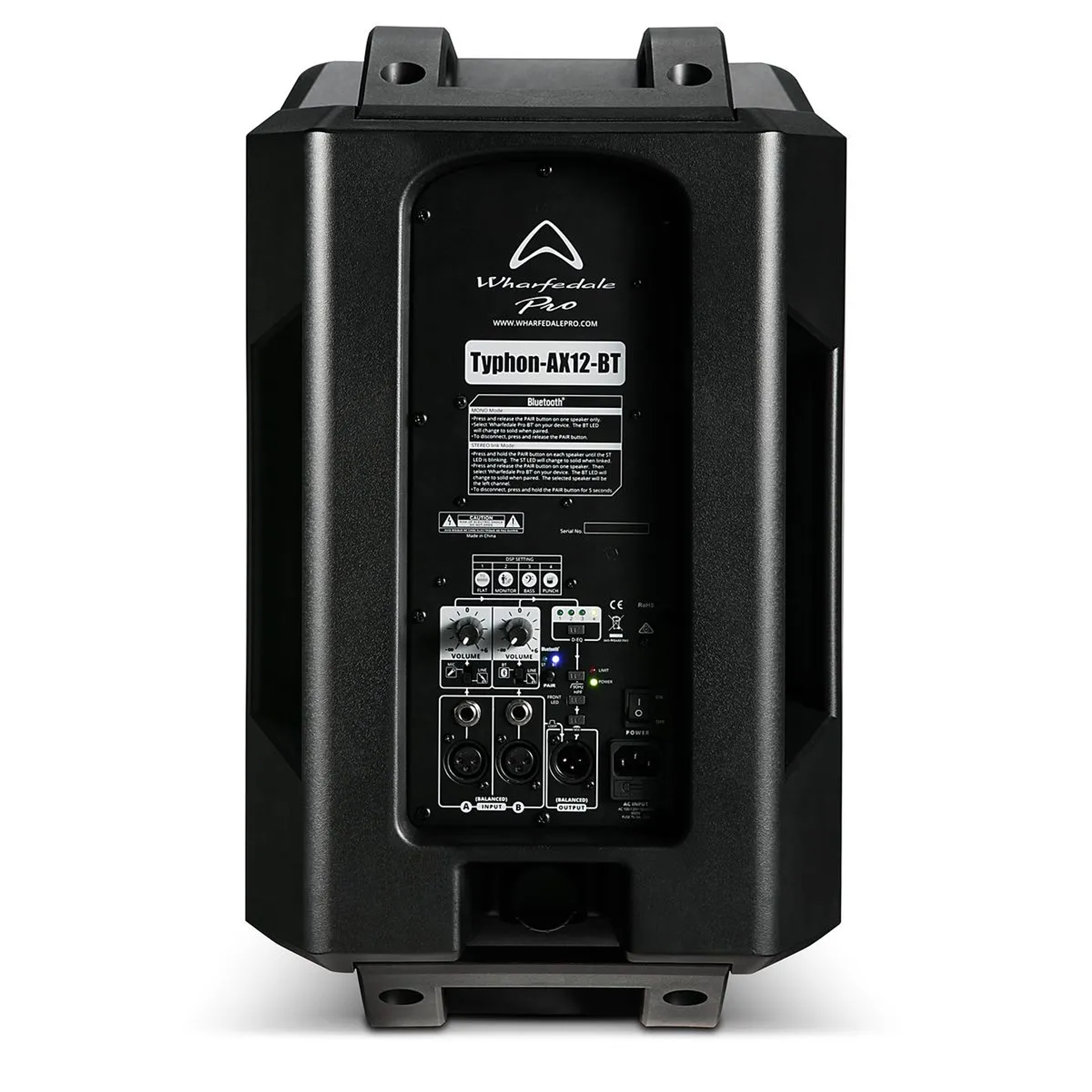 Caja activa Wharfedale con bluetooth TYPHON-AX12-BT - 12 pulgadas 720w 2