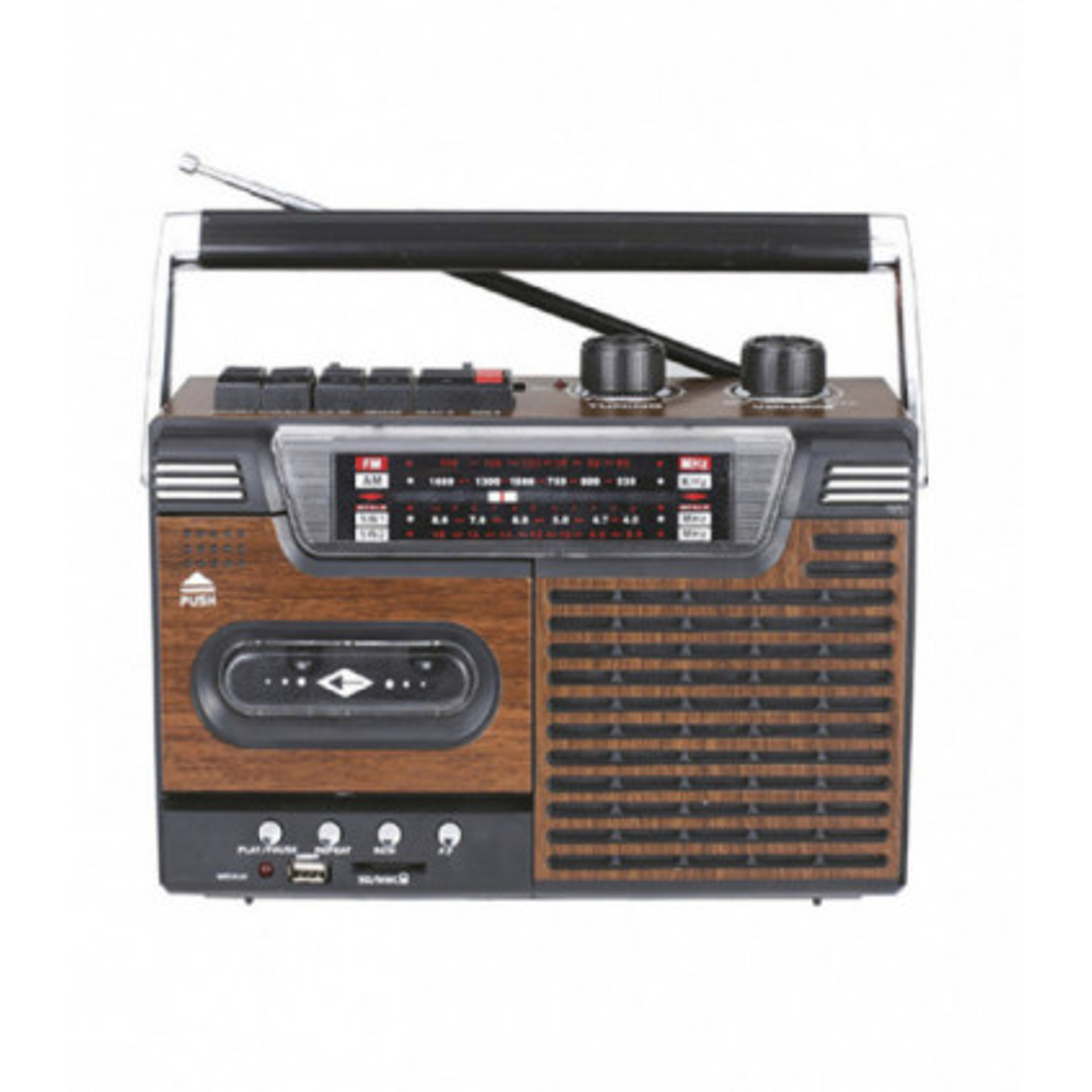 RADIO GRABADORA CASSETTE RETRO BLUETOOTH /AM/FM/SW 2