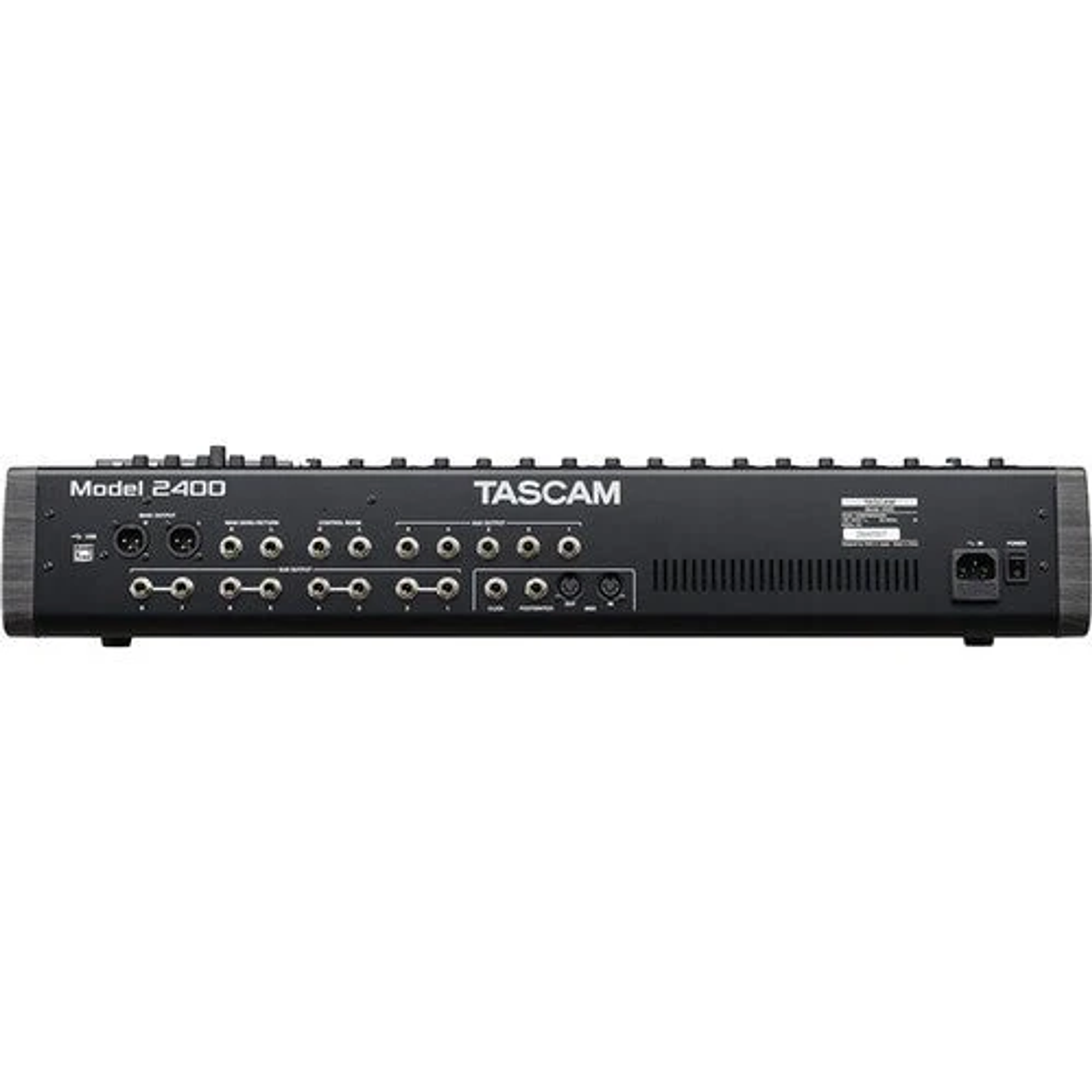 TASCAM Model 2400 - Consola de grabación analógica de 24 pistas con interfaz de audio 3