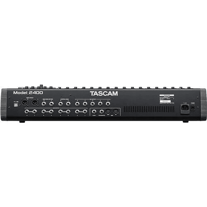 TASCAM Model 2400 - Consola de grabación analógica de 24 pistas con interfaz de audio 3