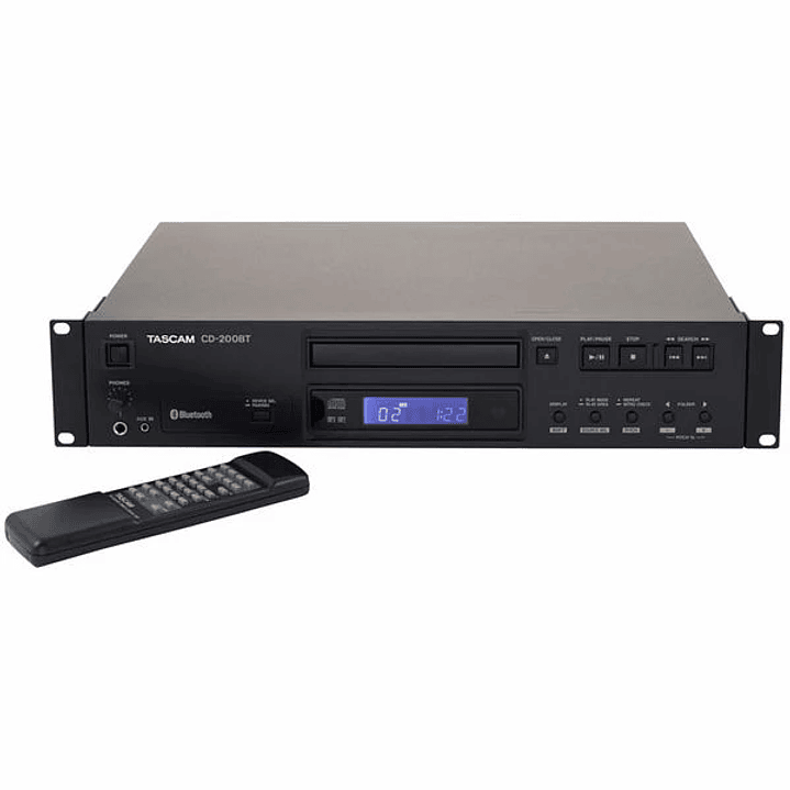 Tascam CD200BT - CD Player, con Bluetooth, 19