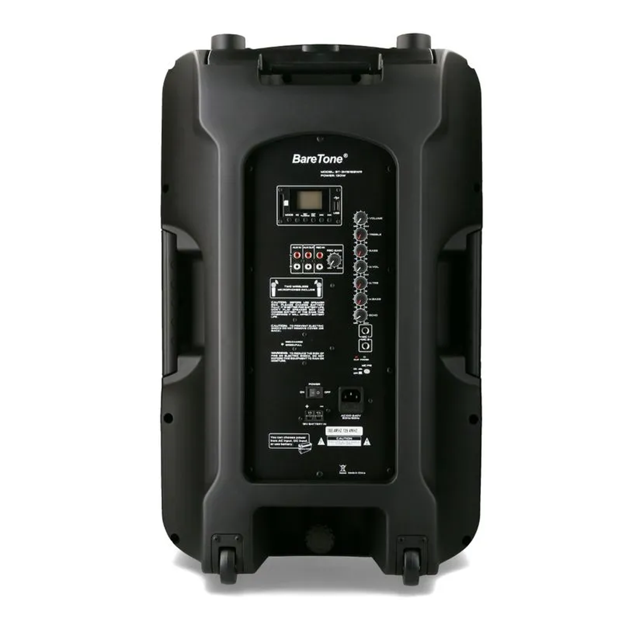 BARETONE PARLANTE ACTIVO RECARGABLE 15P 3