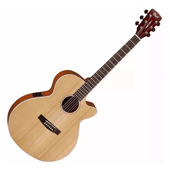 Guitarra electroacústica SFX Slim Body Depth Natural Satin CORT SFX1F-NS  1