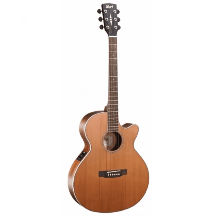 Guitarra Electroacústica Folk SFX Natural Satín CORT SFX-CED-NS  1