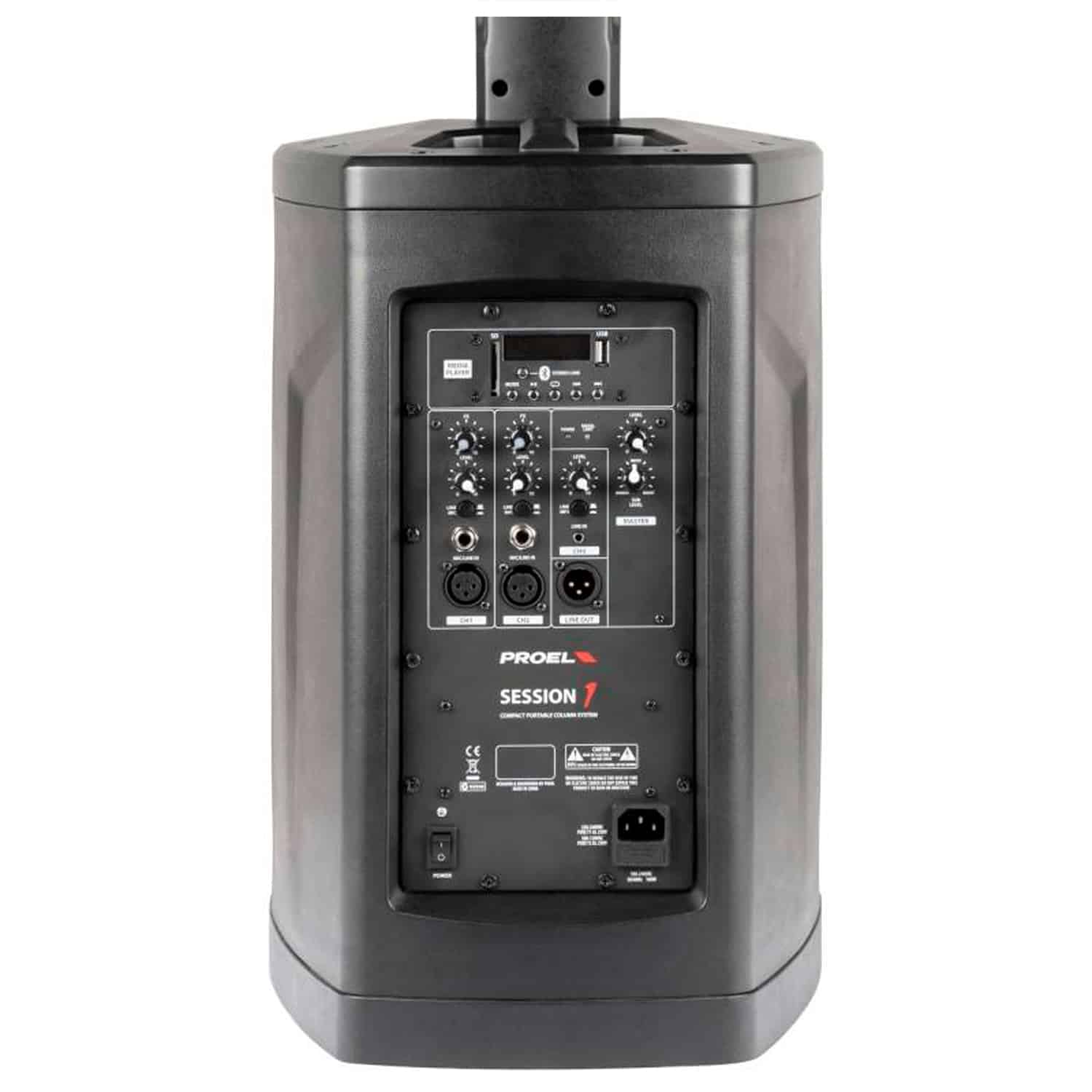 Sistema de columna CON BATERIA RECARGABLE portátil activo Bluetooth SESSION1 – Proel 2