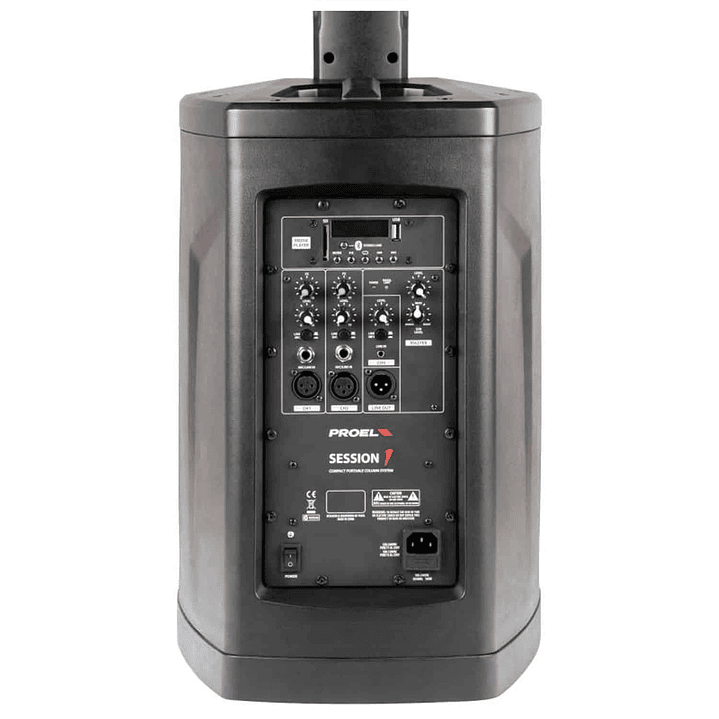Sistema de columna CON BATERIA RECARGABLE portátil activo Bluetooth SESSION1 – Proel 2
