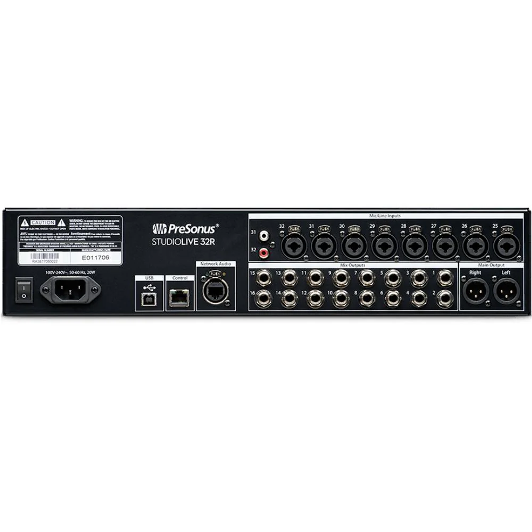 Presonus StudioLive SL32R Consola Digital en Formato Rack de 32 canales 3