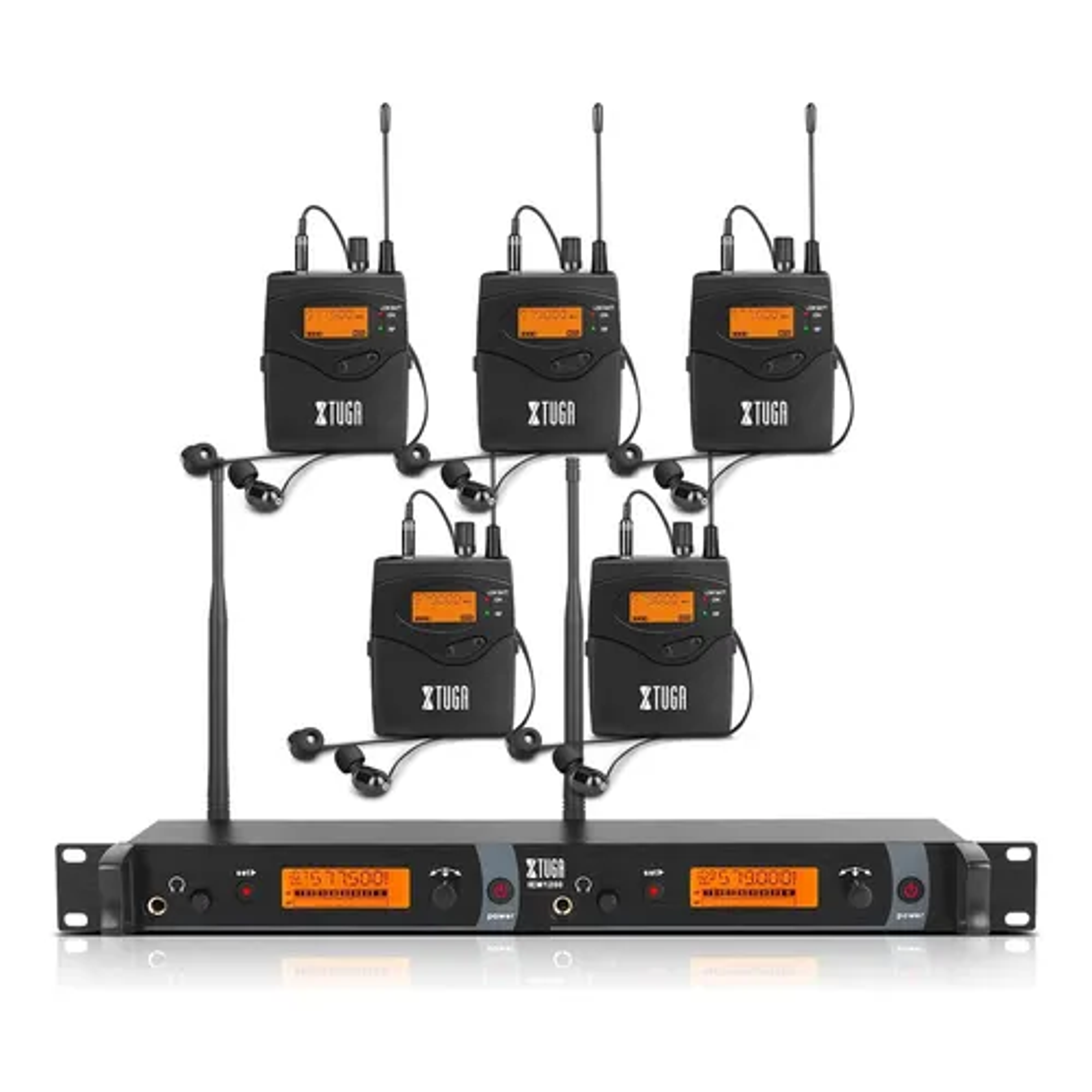 Sistema In Ear Iem1200 Con Dos Canales + 5 Bodypacks 1