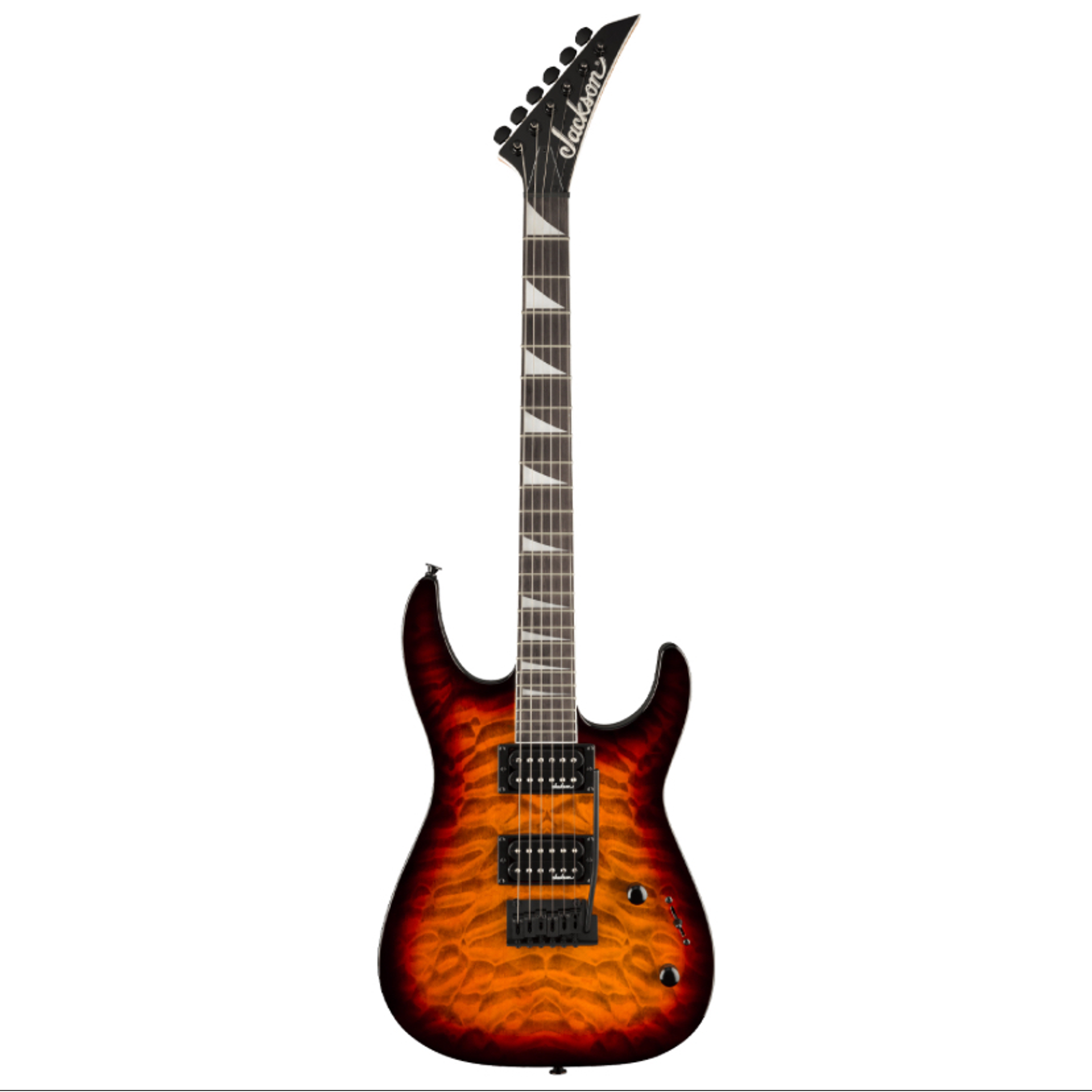 Guitarra eléctrica JS Series Dinky JS20 DKQ 2PT Transparent Tobacco Burst – Jackson 1