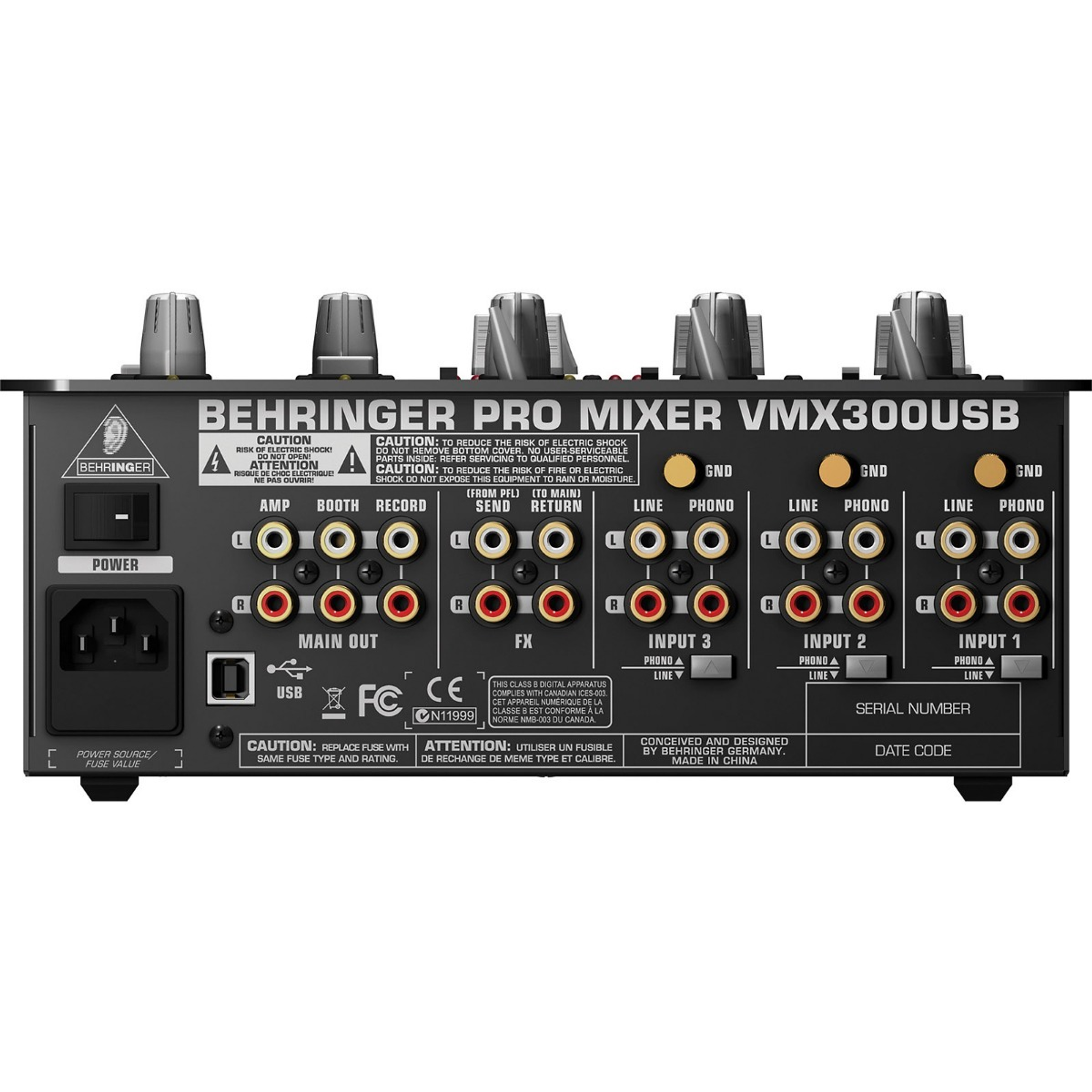 VMX300USB BEHRINGER MEZCLADOR DJ 2