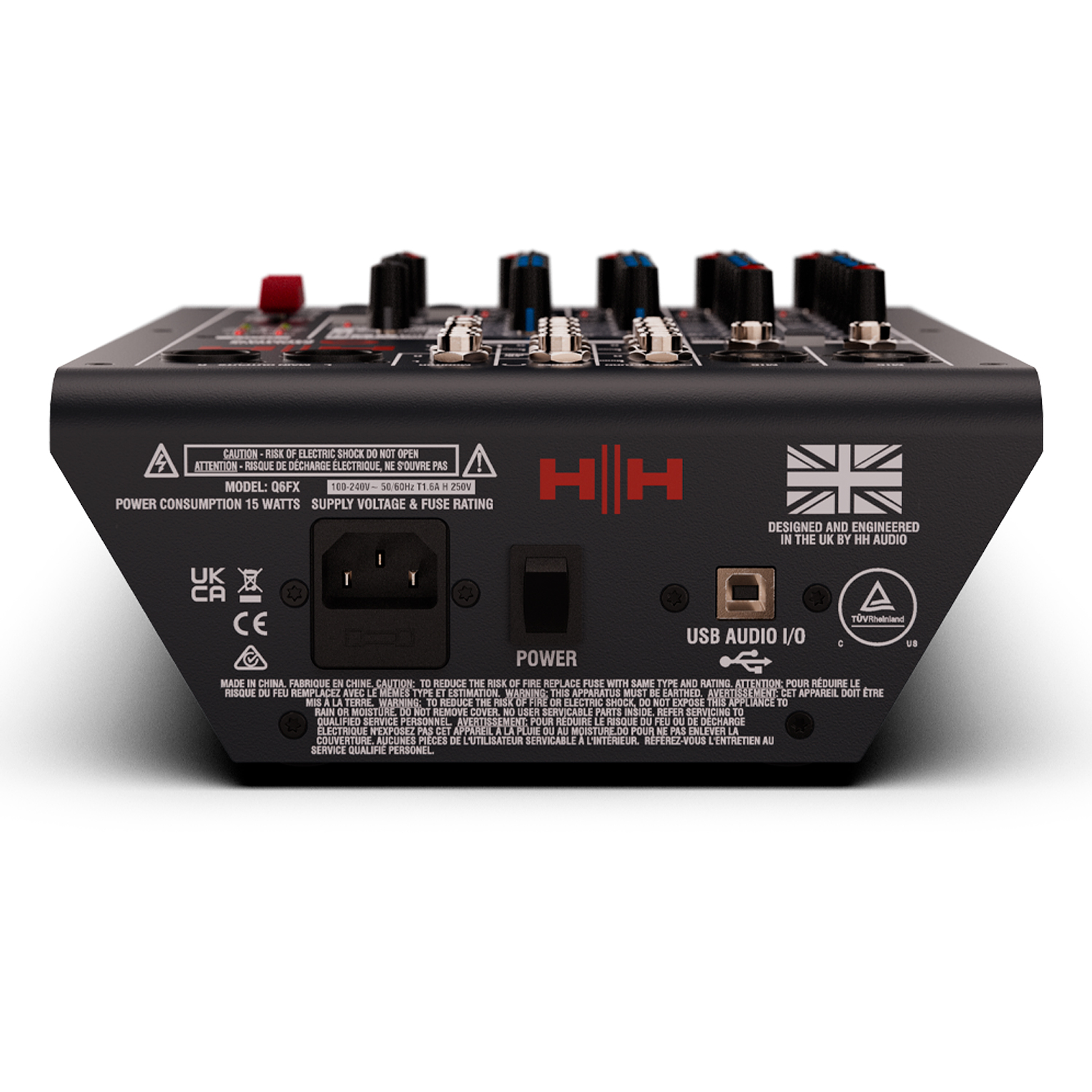 Mezclador Analogico 6 Canales Q6FX – HH 3