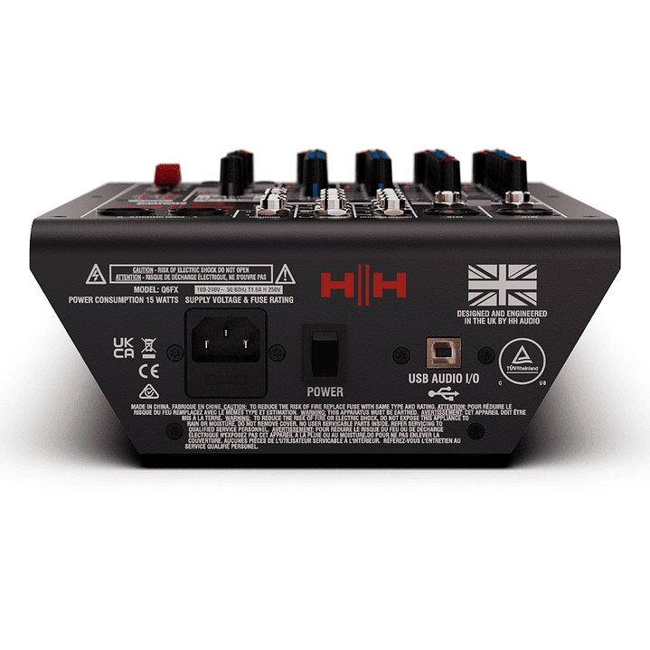 Mezclador Analogico 6 Canales Q6FX – HH 3