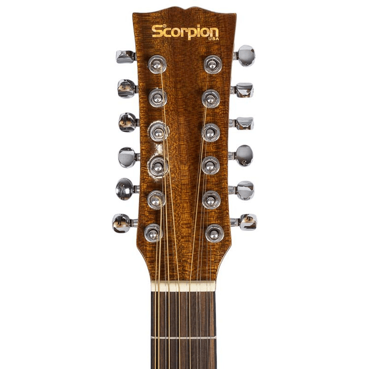 Guitarra 12 Cuerdas SCORPION SCG-12-EQ/N 2