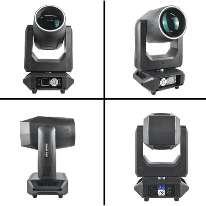 CABEZA MOVIL LED BEAM MH222 PAR GLOWING CASE INCLUIDO 2