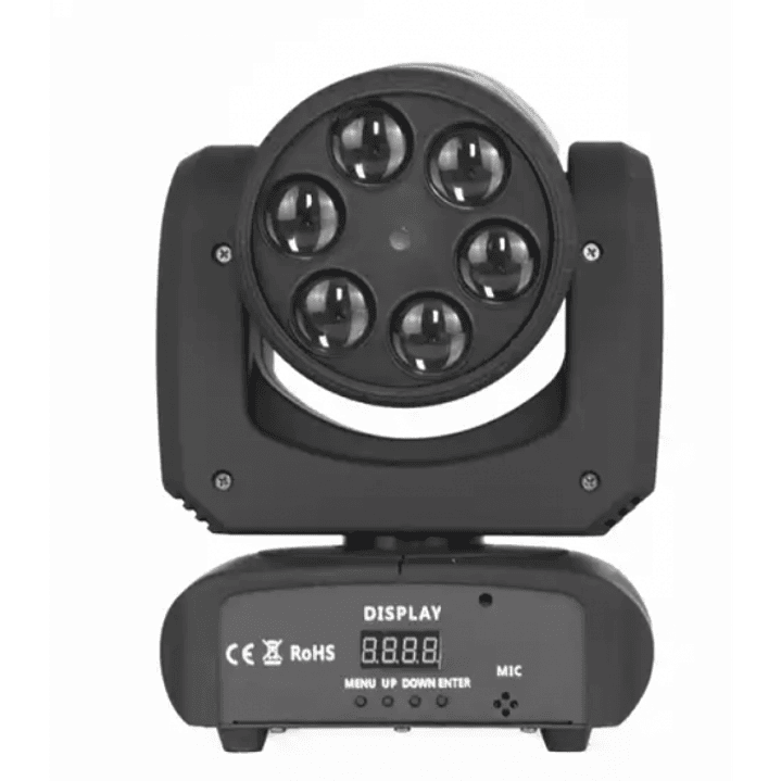 CABEZA MOVIL GLOWING GL-MH367 6 eyes+Laser Moving light 2