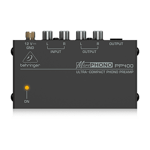 PP400 BEHRINGER PREAMPLIFICADOR FONO TORNAMESA