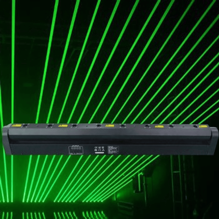 8X200MW GREEN BEAM LASER MOVING BAR 1