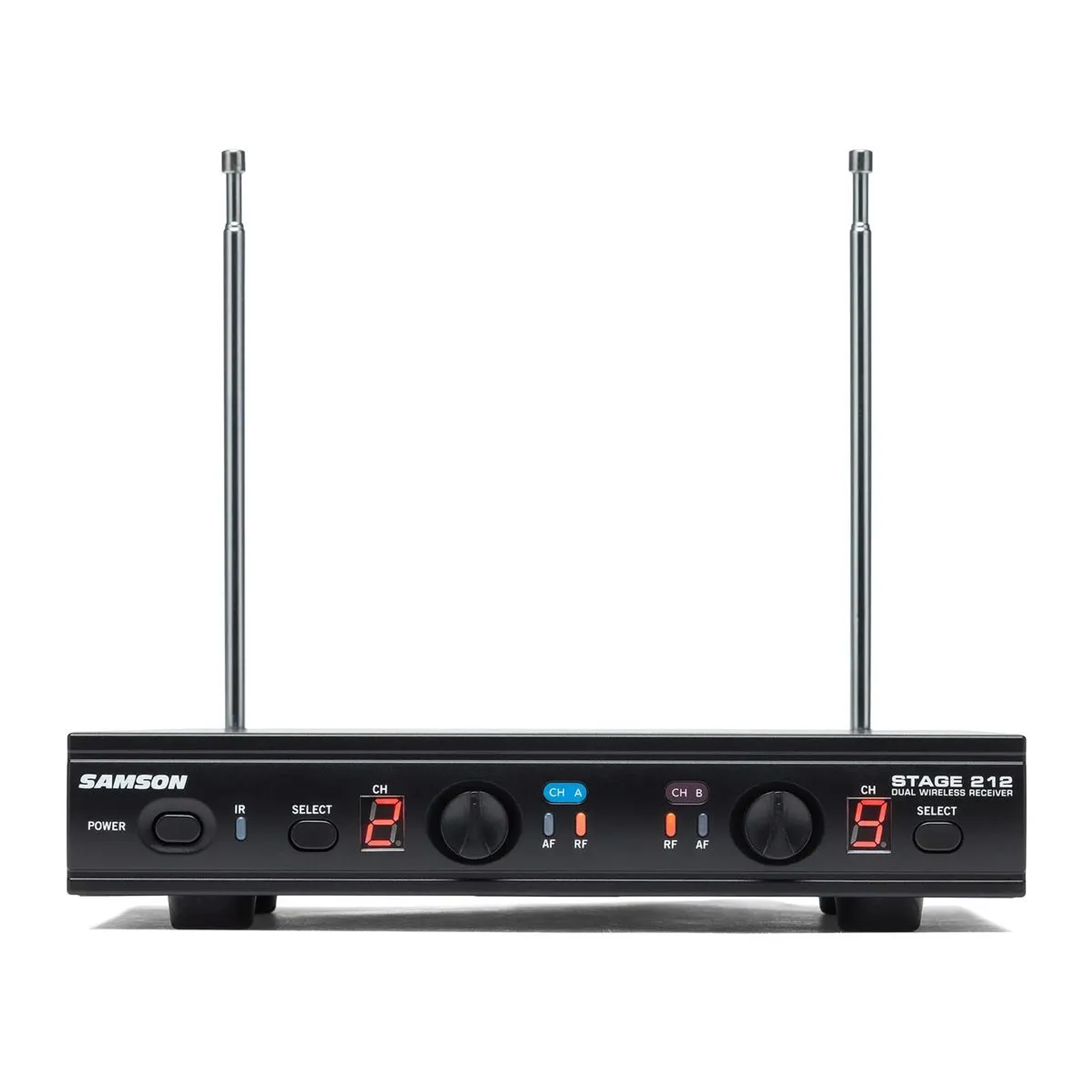 Micrófono inalámbrico de mano Samson doble VHF STAGE 212 2