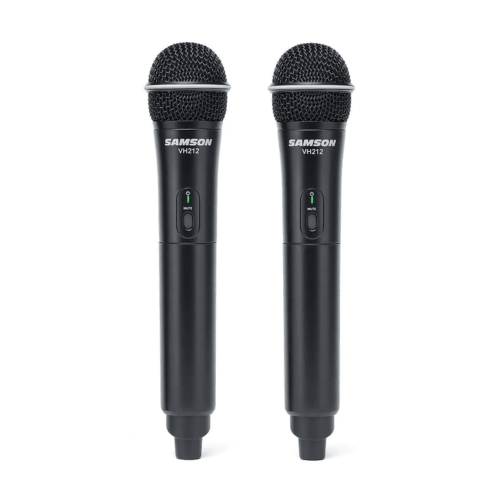 Micrófono inalámbrico de mano Samson doble VHF STAGE 212 3