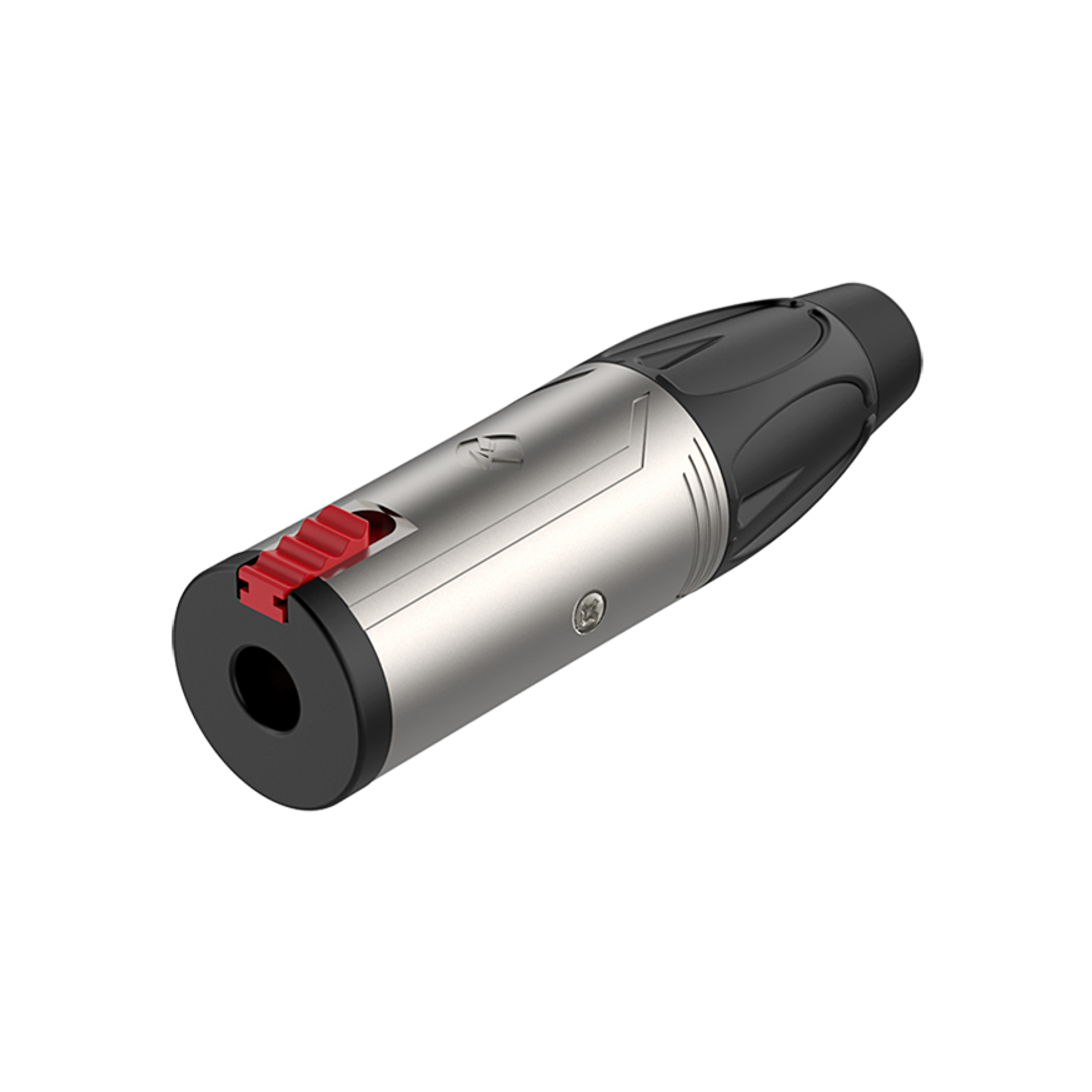 Conector hembra estéreo de 6,3 mm, carcasa niquelada / contactos niquelados 1