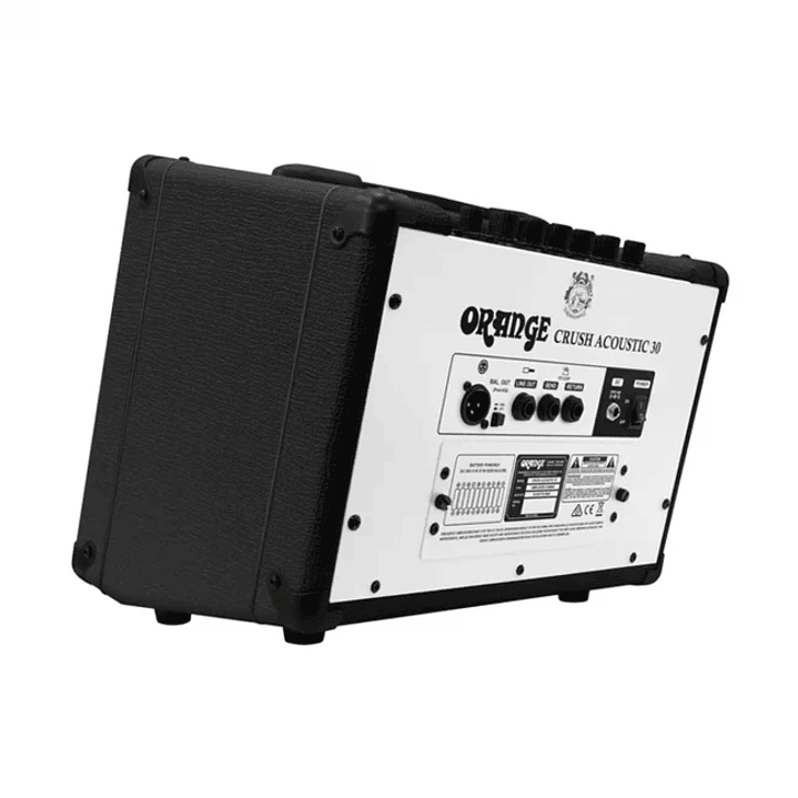 Combo amplificador para guitarra Acústica de 30W 1x8 pulgadas negro 2
