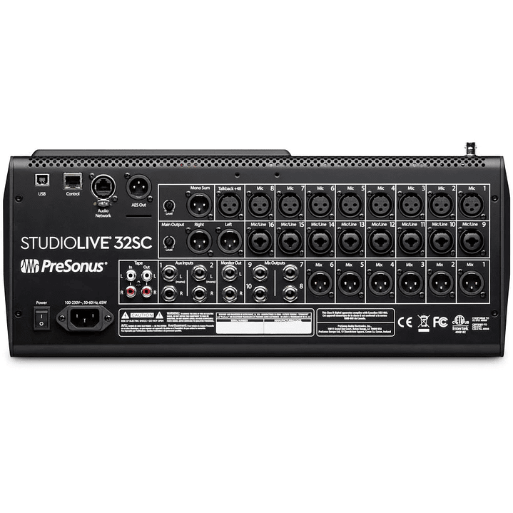 Presonus StudioLive 32SC Consola de Audio Digital 2