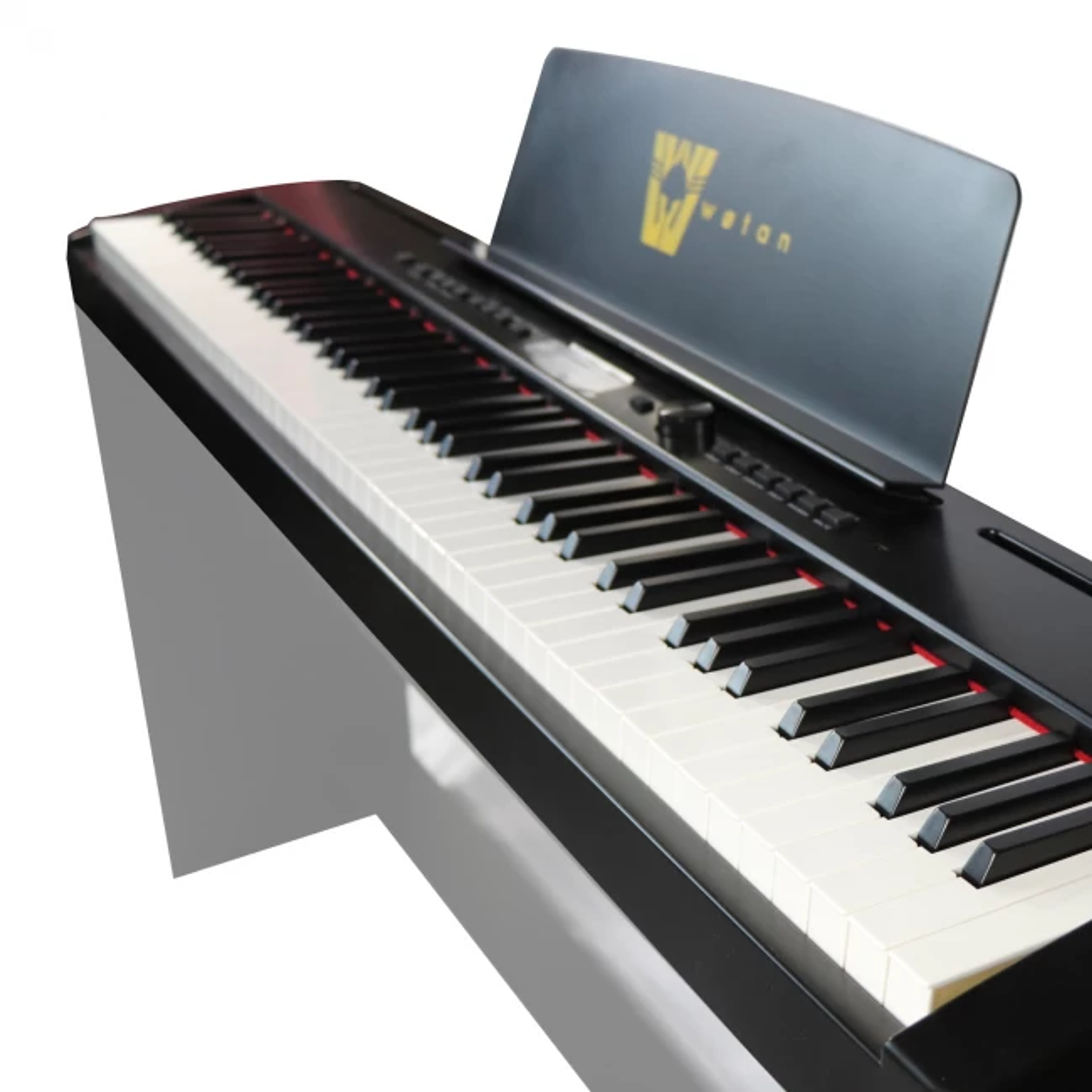Piano digital eléctrico de 88 teclas sensibles +  Mueble Mdera 1